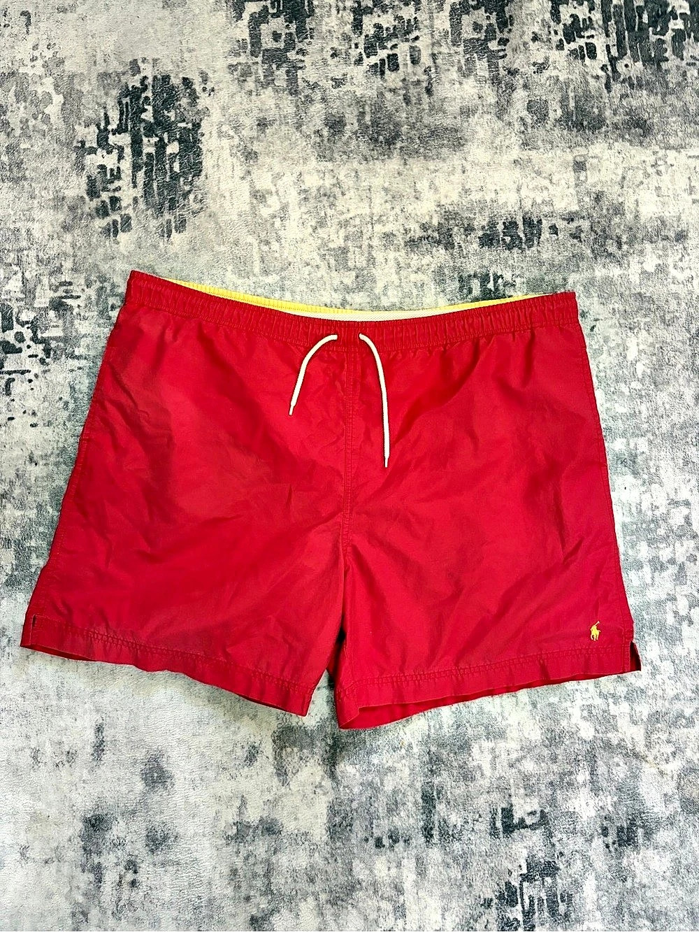 Polo Sport y2k 2000s retro summer men’s bathing suit swim trunks Red Size xxl